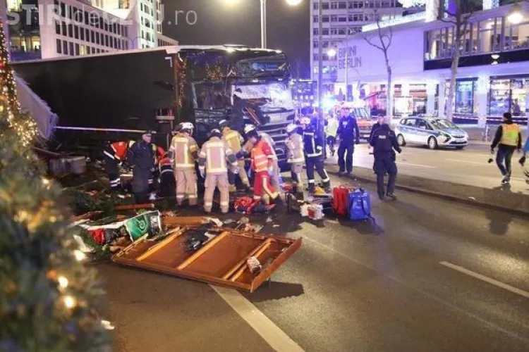 Atac la Berlin! Un atacator a intrat cu un camion în mulțimea de la un târg de Crăciun