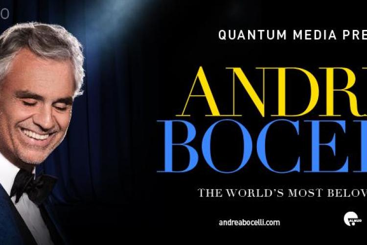 Andrea Bocelli cântă pe Cluj Arena, în luna iunie 2017