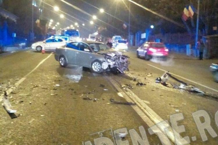 Accident pe Calea Turzii, surprins LIVE de un șofer - VIDEO