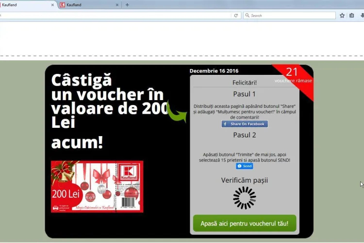 ATENȚIE la ce concursuri participați. Numele Kaufland a fost folosit pentru a frauda utilizatorii Facebook