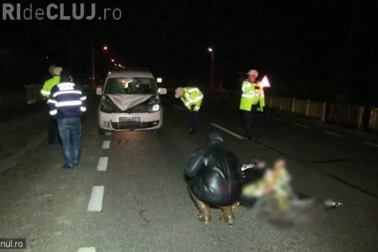 Accident MORTAL pe drumul Bistrița-Dej! Un bătrân și-a găsit sfârșitul - VIDEO