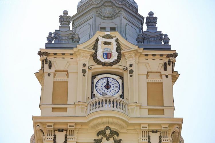 Ceasul din turnul Primăriei va marca ziua de 1 Decembrie