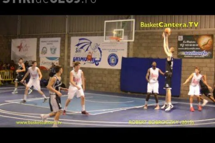 Un baschetbalistul român e mai înalt decât toți jucătorii din NBA. Acum are numai 16 ani - VIDEO