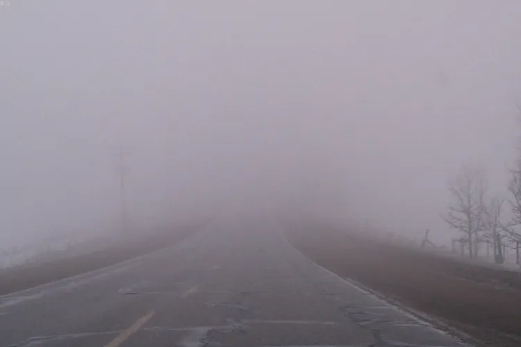 INFOTRAFIC: Ceața afectează județul Cluj