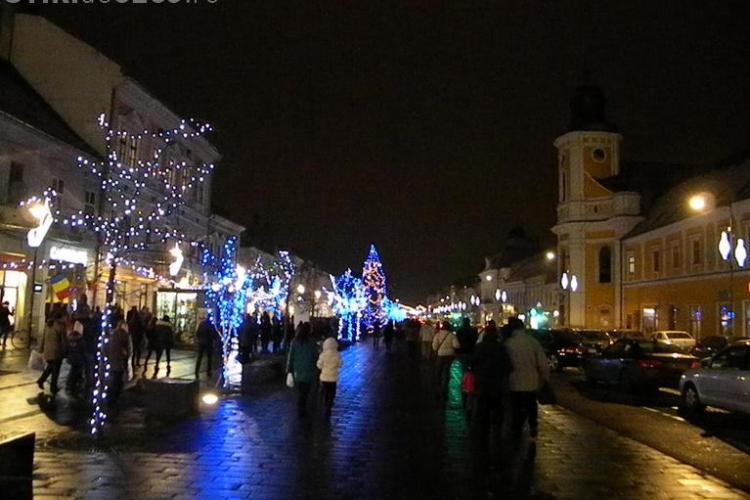 Clujul va fi împodobit de 2.500 de decorațiuni de Sărbători în acest an. În ce culori va lumina orașul