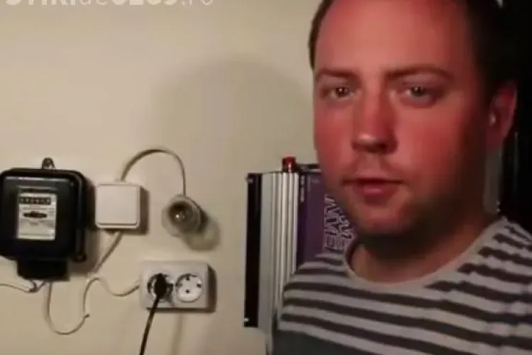 VIDEO - Un român a inventat ”metoda legală" prin care păcăleşte contorul electric