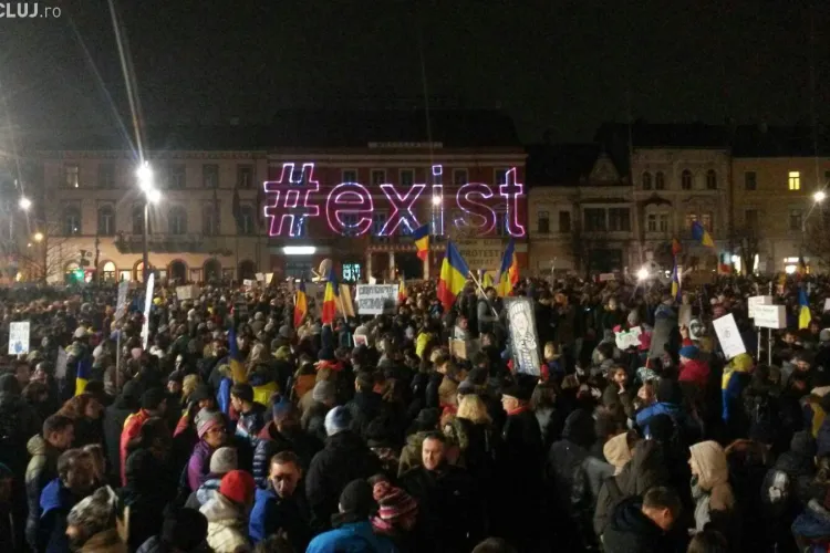Protest în Piața Unirii și în seara de marți! Traseul a rămas același