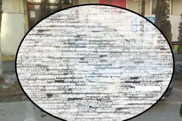 NESIMȚIRE fără limite la Cluj! Cum a putut să își parcheze un șofer Audi-ul în Mănăștur FOTO