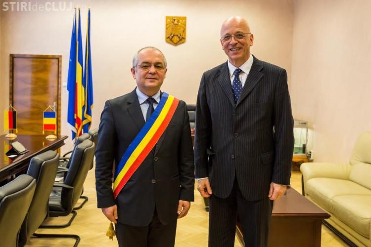 Ambasadorul Germaniei, în vizită la Cluj. E prima deplasare din afara Bucureștiului de la începutul misiunii FOTO
