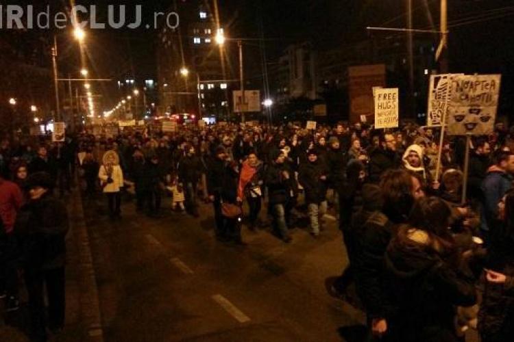 Cluj: Relatare emoționantă pentru protestatari