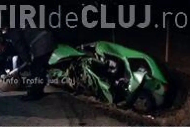 Accident grav pe drumul Cluj-Apahida. O șoferiță a fost grav rănită FOTO