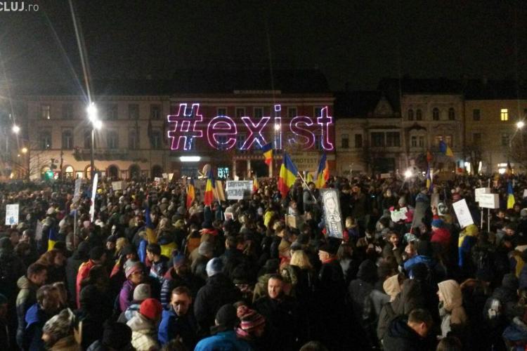 Protest la Cluj! Întâlnirea e la ora 19.00. Traseul se schimbă