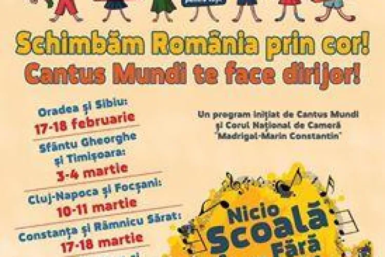 Workshop gratuit pentru dirijorii de cor, la Cluj. Cum se poate face înscrierea