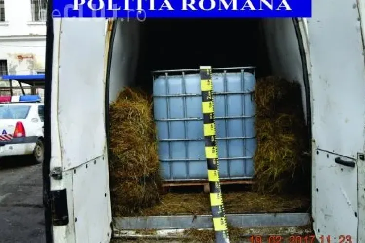CLUJ: Conducător auto prins cu peste 3.000 de litri de alcool de contrabandă. Șoferul a ajuns în spatele gratiilor FOTO