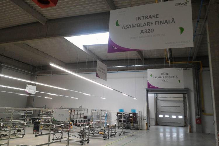 Cluj: S-a deschis fabrica Sonaca, ce va produce componente pentru Airbus. Autostrada Transilvania a fost un ATU - FOTO