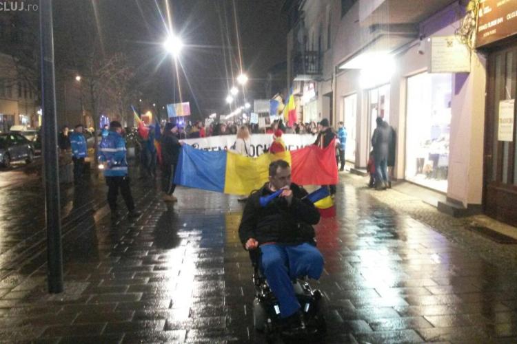 Clujenii protestează din nou. Peste 3.000 de persoane au ieșit în stradă FOTO/VIDEO