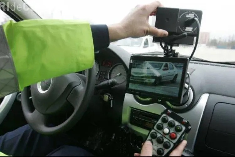 Polițiștii pot sta cu radarul la ”pândă”. Totul e legal