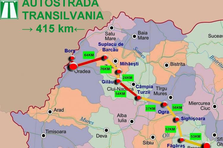 Sectorul de autostradă Gilău -Mihăieşti trebuia să treacă printr-un sat. CJ Cluj a corectat greșeala