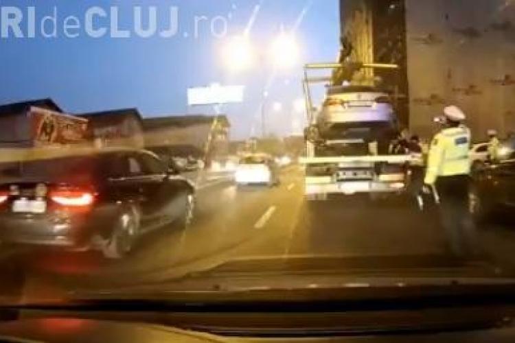 Cluj-Napoca: Reacția unui polițist local de la ridicări auto: Vă place dezordinea - VIDEO