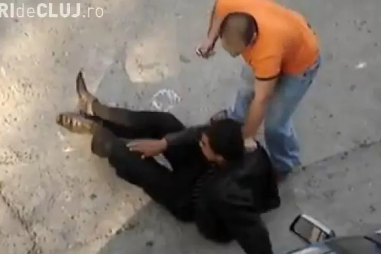 Hoț prins de un clujean cu spirit civic. L-a pus la pământ și a sunat la Poliție