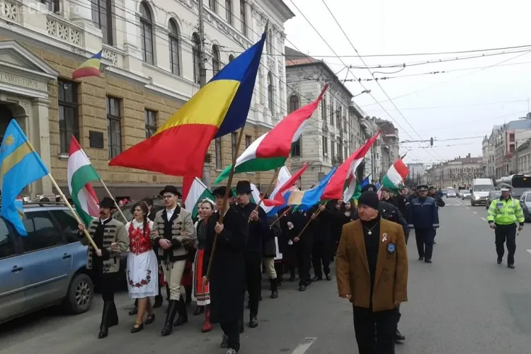 Restricții de circulație în centrul Clujului, cu ocazia Zilei Maghiarilor de Pretutindeni.