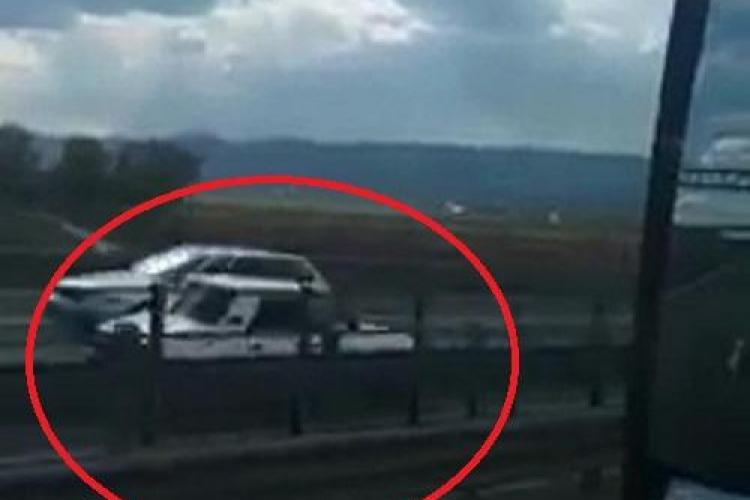 Pe contrasens pe Autostrada Transilvania: ”Asta inseamna sa fii mafiot!” - VIDEO