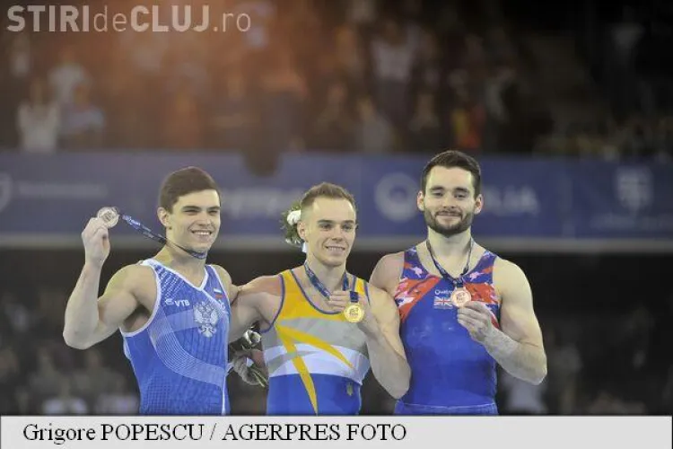 Gimnastică la Cluj: Ucraineanul Oleg Verniaiev a luat AURUL la individual compus la Europenele de la Cluj-Napoca