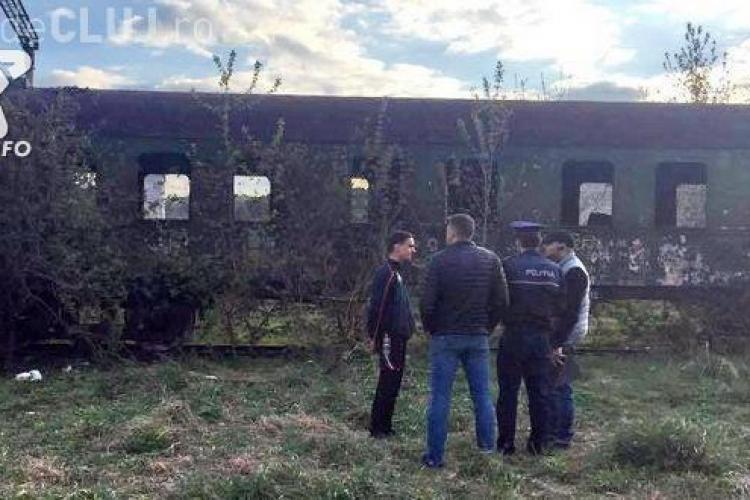 Un tânăr din Cluj și-a riscat viața pentru un selfie. S-a urcat pe un vagon de tren și s-a electrocutat FOTO