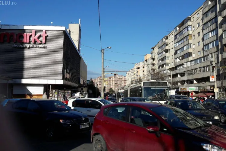 Mănășturul, BLOCAT joi dimineața. Care a fost cauza? - FOTO