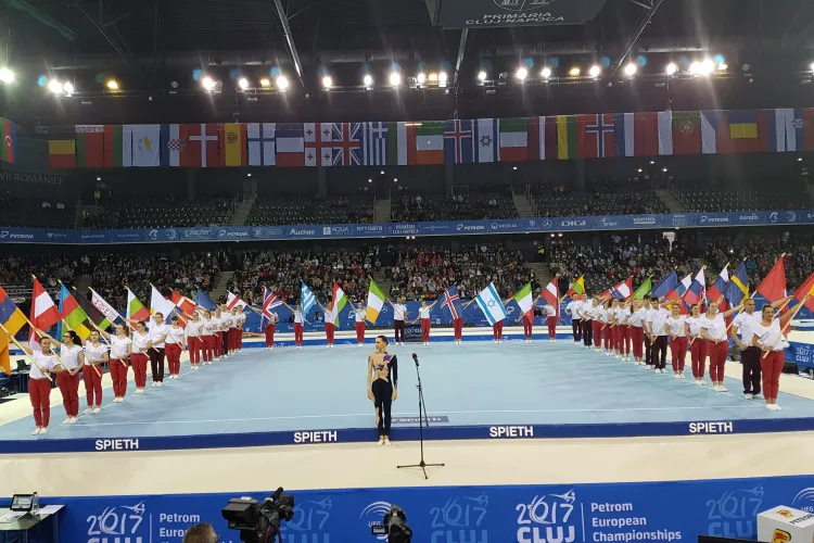 Momente MAGICE de dans și muzică la ceremonia de deschidere a Campionatelor Europene de Gimnastică de la Cluj - VIDEO