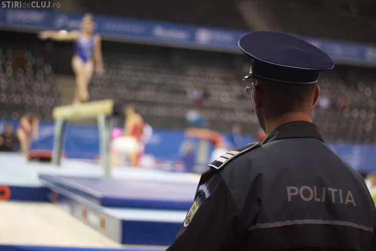 Peste 100 de polițiști vor asigura paza în timpul Campionatelor Europene de Gimnastică de la Cluj. Ce recomandă oamenii legii