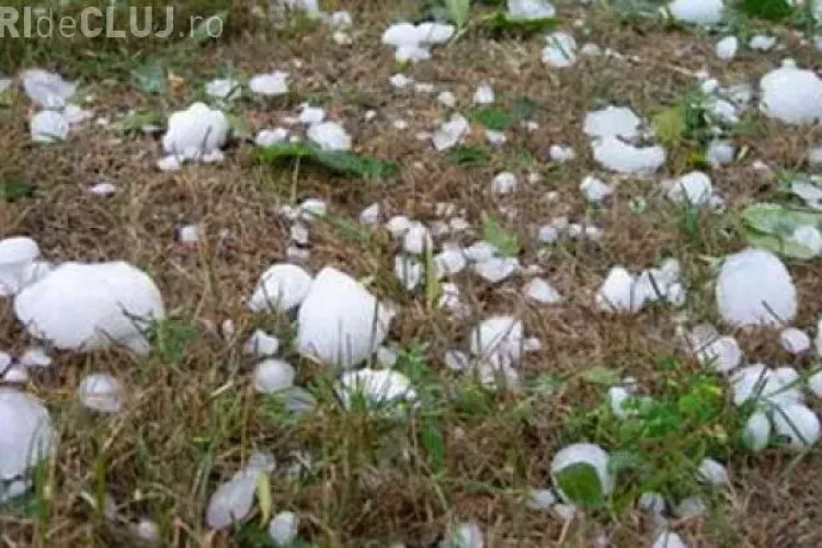 UPDATE/Cod PORTOCALIU de grindină la Cluj. Ce zonă este afectată