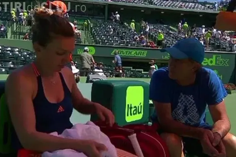Dialog ULUITOR între Halep și antrenorul ei: ”Sunt atât de moartă... Joc ridicol!”