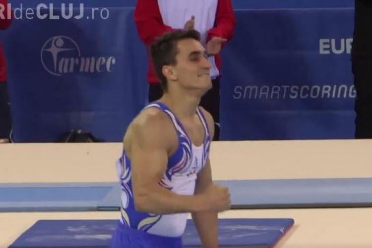 Gimnastică la Cluj: Marian Drăgulescu s-a calificat în finalele la sol și sărituri - VIDEO