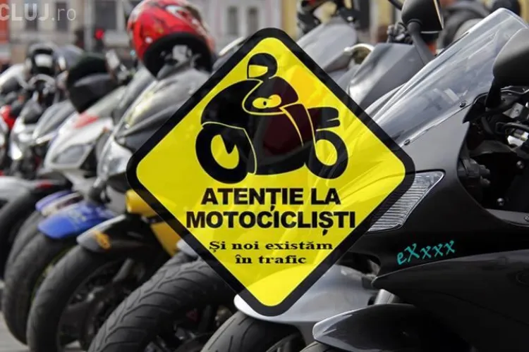 Cluj: Campania ATENȚIE LA MOTOCICLIȘTI are loc în aprilie 