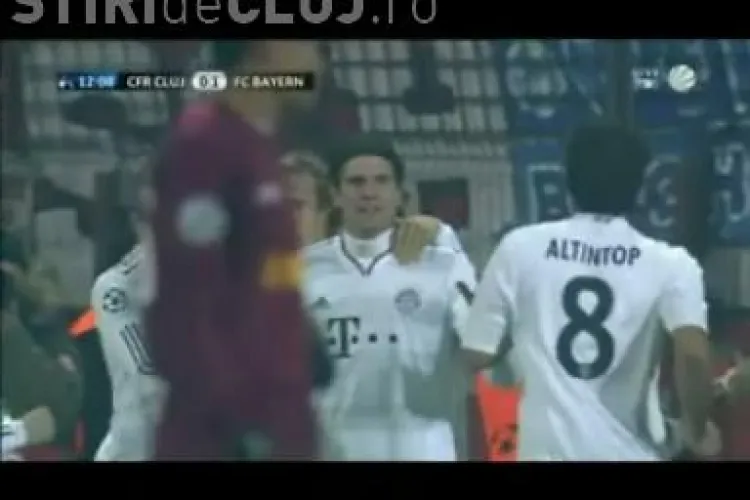 Gol Gomes! CFR Cluj - Bayern Munchen / VIDEO