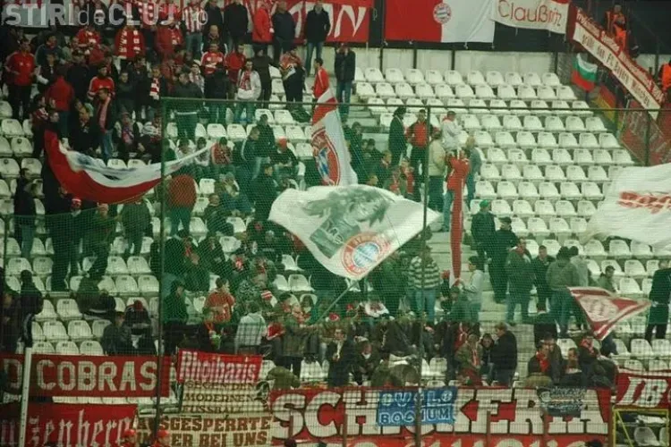 Suporterii lui Bayern Munchen au populat tribunele din Gruia - Galerie FOTO / VEZI cum se bucura nemtii
