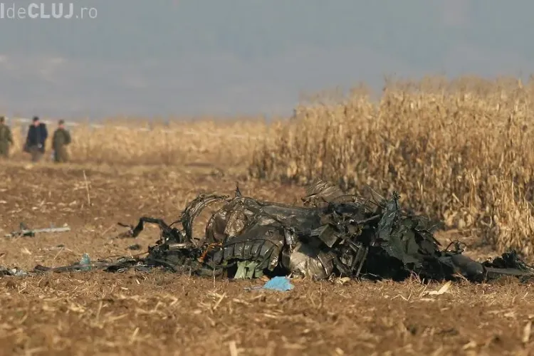 MIG -ul 21 Lancer s-a prabusit la Campia Turzii, cel mai probabil, dintr-o defectiune tehnica
