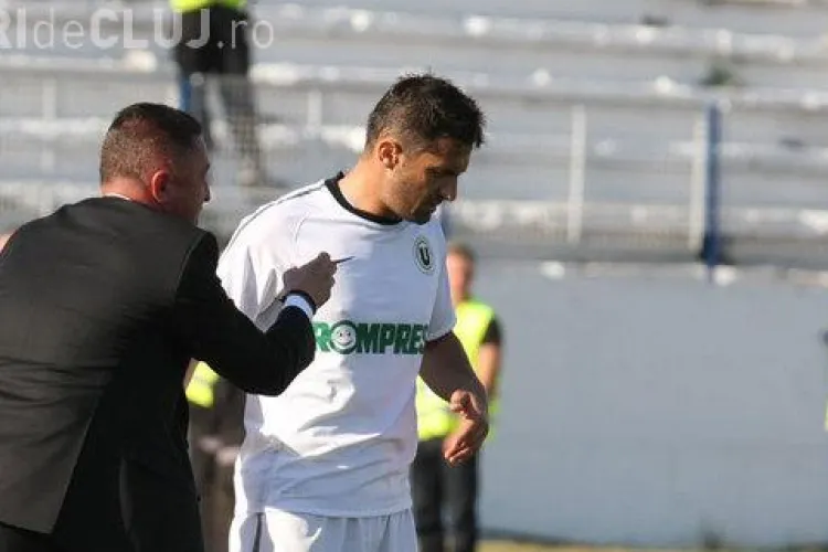 Niculescu ramane pe banca la U Cluj si pentru meciul cu Rapid 