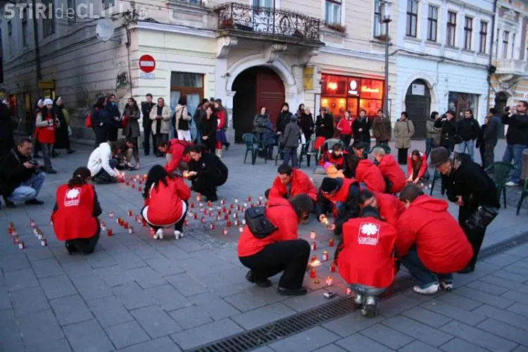 Clujenii aprind sambata lumanari pentru cei saraci si bolnavi pe bulevardul Eroilor