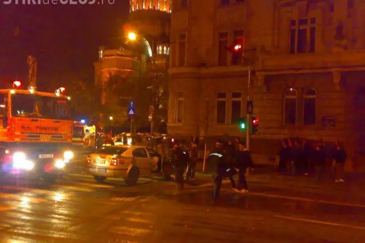 Conducea cu o alcoolemie de aproape 3 la mie si a produs un accident langa Prefectura Cluj
