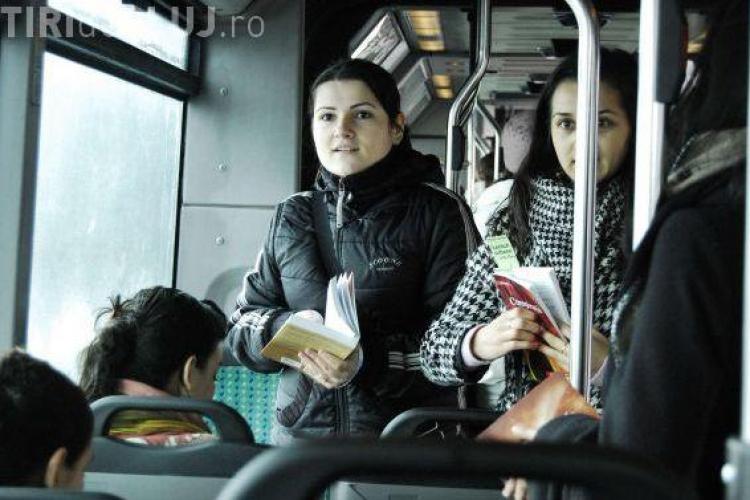 Lecturi urbane a la Cluj revine in autobuze vineri, 5 noiembrie