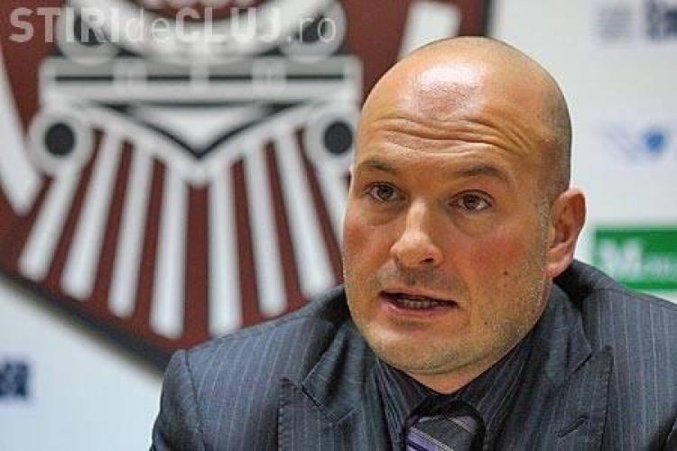 Arpad Paszkany: "Sorin Cartu va ramane antrenorul lui CFR pana la finalul acestui sezon"