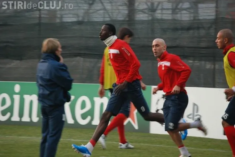 CFR Cluj a tras tare la ultimul antrenament, inaintea meciului cu Bayern - Galerie FOTO