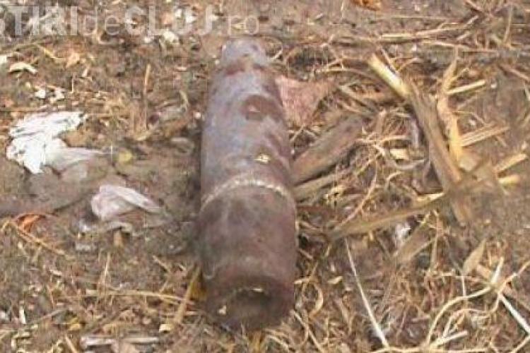 Bomba de 50 de mm gasita de un barbat in Turda