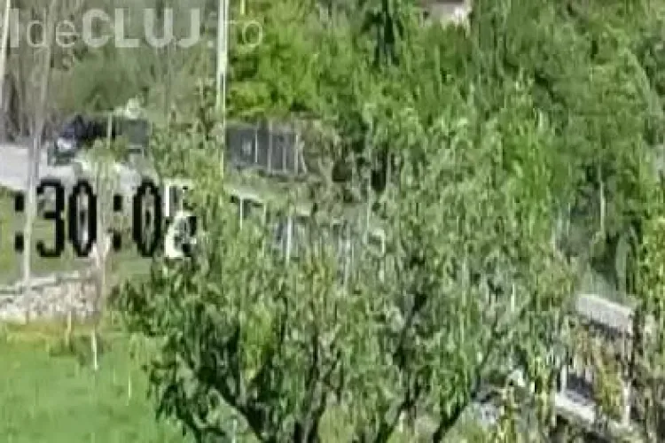 O şoferiţă a intrat cu maşina într-un parapet, speriată de camerele de verificare a rovinietei