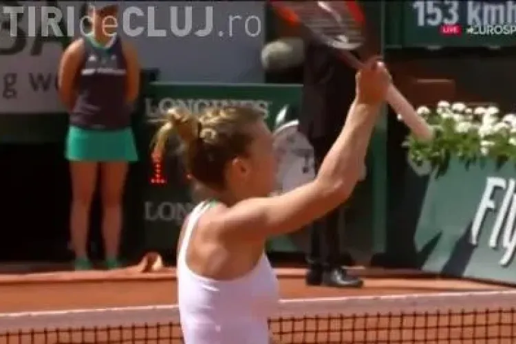 Victorie ZDROBITOARE pentru Simona Halep la Roland Garros. A ajuns rapid în sferturile de finală