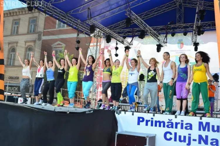 Zilele Clujului 2017: Duminică are loc un Zumbathon Caritabil în Piața Unirii, pentru copiii dependenți de dializă 