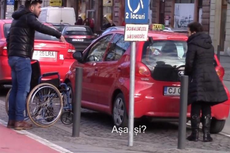 Cluj-Napoca: Toleranță ZERO față de cei care ocupă parcărilor persoanelor cu dizabilități