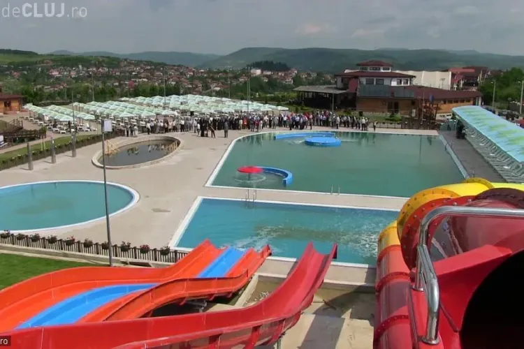 Cum arată Aquaparkul deschis la Dej! Cluj-Napoca e mult în urmă orașului cu 31.000 de locuitori - VIDEO